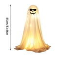 thumbnail image 4 of Kdkad Halloween Light Up Ghost Decor, 33 In Spooky Cute Standing Ghost, Halloween Decorations for Front Door Porch Yard Tree, Indoor Party Room Decor, 4 of 8