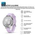 thumbnail image 3 of Smartwatch Garmin Lily 2 Active GPS Plata con Correa de Silicona Morada, 3 of 7