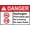 Warning Sign 4, variant on Danger High Voltage Keep Out Serious Shock Or Death No.7042 Sign - 8"x12" Metal Tin Safety Warning Sign for Restricted Access, Electrical Zone