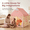 Pink Mesh, Pink Floor Mat, variant on Moncoland Kids Space Play Tent, Indoor Playhouse with Star Lights, Astronaut Pretend Play Tent with Side Door, Mesh Windows, PVC Frame, Floor Mat, Black Peach Skin Fabric, 47.2 x 40.9 x 50.8 in