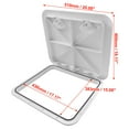 thumbnail image 6 of 20.08 Inch x 18.11 Inch Marine Deck Access Inspection Hatch Plate Lid Cover for Boat Yacht White, 6 of 6