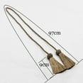 thumbnail image 3 of 1Pc Tassel Curtain Tieback Gold Tiebacks for Curtains Rope Holder Accessories Polyester Curtain Cord Blackout, 3 of 3