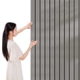 thumbnail image 5 of OIUR Waterproof Striped Wallpaper Self-Adhesive Textured Wallpaper Moisture-Proof Peel And Stick Wallpaper for Living Rooms Bedrooms Walls Closets Cabinets, 5 of 7
