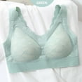 thumbnail image 6 of Women Padded Wireless Lace Bra Seamless Breathable Soft Brassiere Underwear, 6 of 8