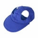 thumbnail image 1 of Gorra de béisbol para mascotas con orificios para las orejas, protección solar, cómoda y agradable para la piel, sombrero deportivo para cachorros y perros, color azul, 1 of 12