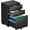 3Drawer-Black (wheel), variant on SUNCROWN 3 Drawer File Cabinet, Metal Filing Cabinets for Home Office with Lock Wheels, Small Mobile File Cabinets for A4/Legal/Letter File, Printer Stand, Under Desk Mobile File Cabinet(Black)
