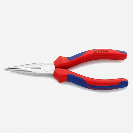 

Knipex 25-05-160 6.3 Snipe Nose Side Cutting Pliers - MultiGrip