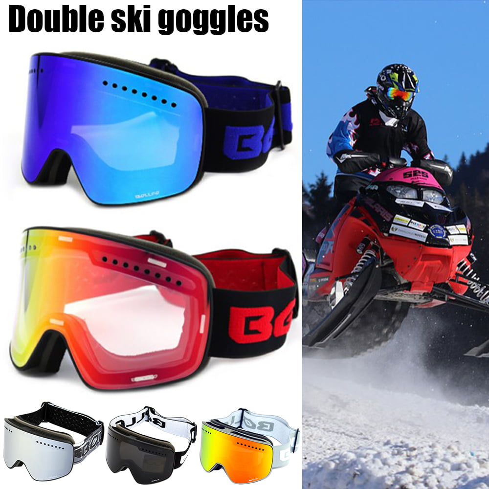 Ski Goggles Snow Sports Sunglasses for Men Women Snowmobile Skiing Skating UV400 