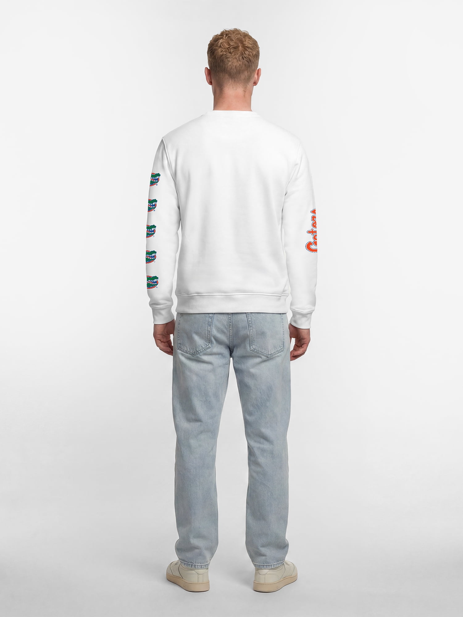 Florida Gators Reebok Mens White Crew Sweatshirt