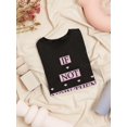 thumbnail image 3 of If Not Now Then When Banner Shaped T-Shirt Women -Image by Shutterstock, Female x-Large, 3 of 4