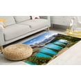 thumbnail image 3 of Banff Alberta Rugs, Thick Rugs, Cute Rug, View Rug, Moraine Lake Rug, Decorative Rug, Canada Landscape Rugs, Gift For The Home Rugs, 1.7'x2.3' - 50x70 cm, 3 of 8