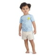 thumbnail image 3 of Snoopy Baby Boy 3 Piece Short Set, Sizes 0/3 Months-24 Months, 3 of 10