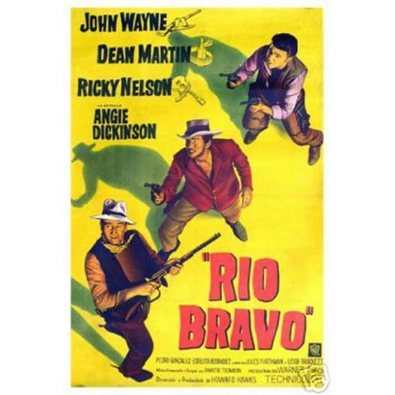 Hot Stuff Enterprise 3258-12x18-LM Rio Bravo John Wayne Poster