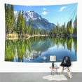 thumbnail image 2 of UFAEZU This is Cascade Mountain Seen from The Edge Wall Art Hanging Tapestry Home Decor for Living Room Bedroom Dorm 60x80 inch, 2 of 2