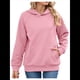 thumbnail image 3 of Sudadera con Capucha para Mujer, Informal, de Larga, Holgada, con Bolsillo. Rosa M, 3 of 9