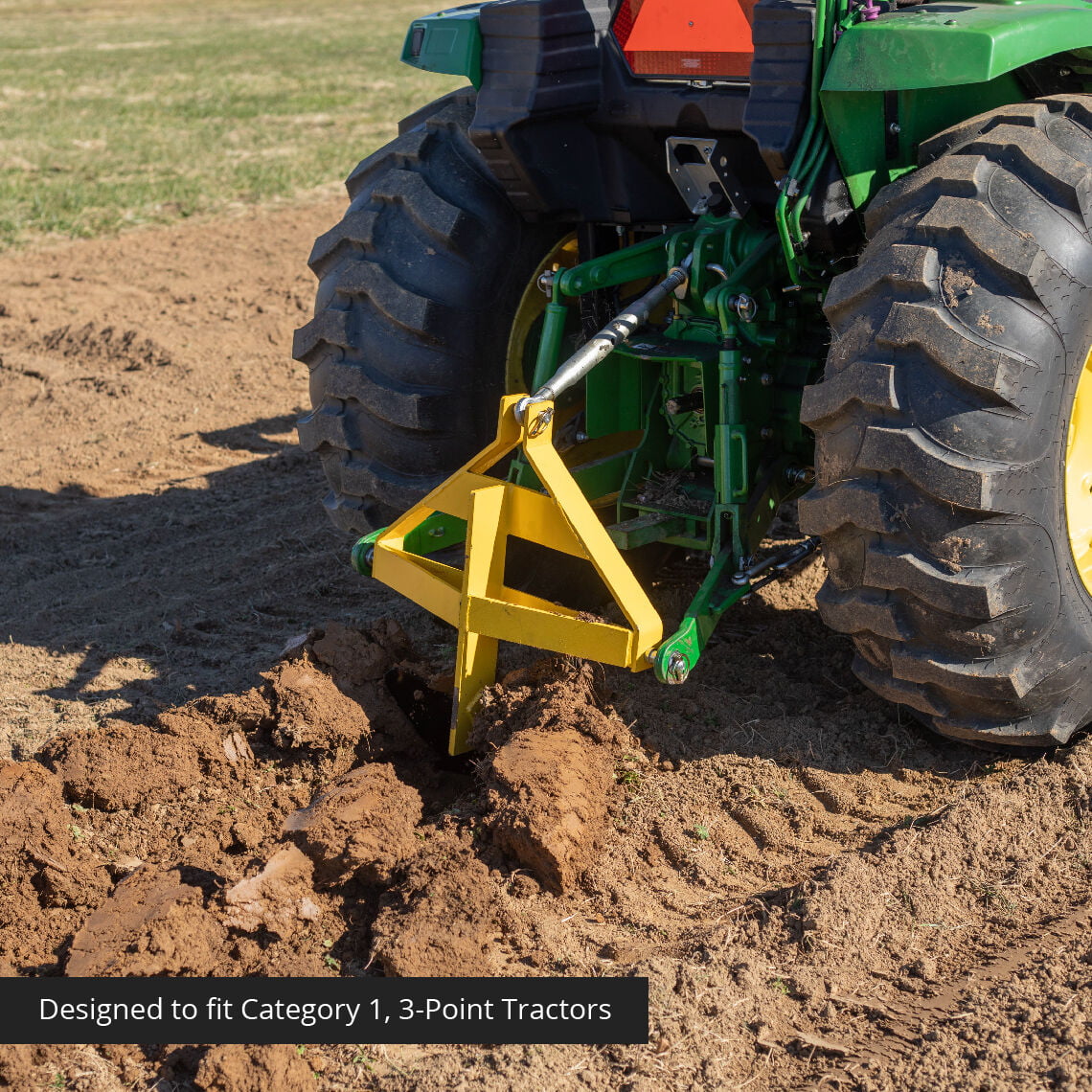 Titan Attachments Middle Buster for Cat 1 3-Point Tractors to Create Furrows and Harvest Potatoes 