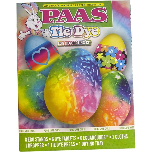Kit de decoración de huevos de Pascua PAAS Tie Dye America's Tradition