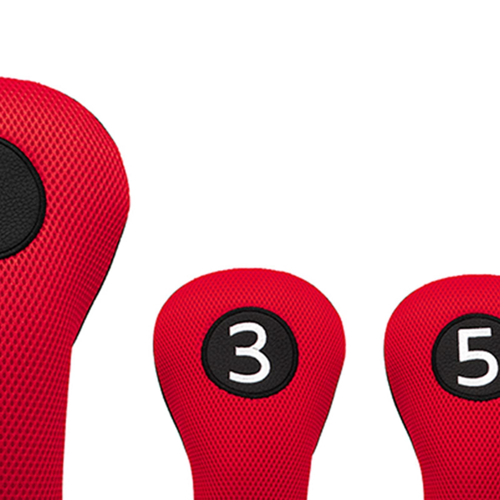 DimyFew Golf Wood Headcover Universal Anti Scratch Golf Driver Headcover Long Neck Golf 1 3 5 U