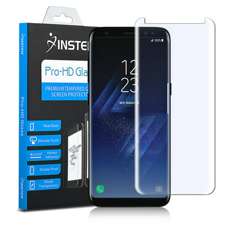 Insten Ultra Clear 9H Hardness Tempered Glass Protector For Galaxy S8+ S8 Plus (Edge to Edge Full