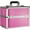 Black, variant on Ver Beauty Professional Train Makeup Case Organizer with Sliding Trays & Handle (Lavender Stripes), Size:13.5" x 9.5" x 31.75", Purple