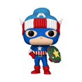 thumbnail image 2 of Figura de acción Funko Pop! Marvel Holiday, Capitán América, 2 of 8