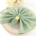 thumbnail image 4 of Balsa Circle 50 Pieces 20" Sage Green Polyester Napkins Wedding Kitchen, 4 of 8