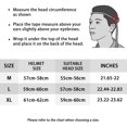thumbnail image 3 of Casco de moto Sanhai, gorra de béisbol, cara abierta, aprobada por el DOT, 3 of 6