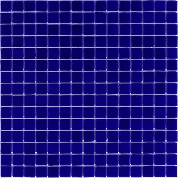 Dune 12 in. x 12 in. Glossy Royal Blue Glass Mosaic Wall and Floor Tile (20 sq. ft./case) (20-pack)
