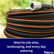 Flexon 5/8 x 50ft Flextreme Performance Rubber Garden Hose