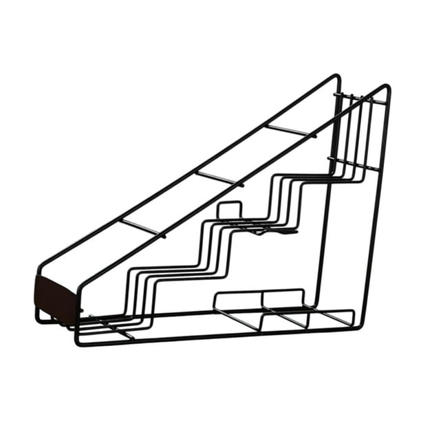 Soporte para jarabe de café premium, fácil de instalar, accesorios para barra de café, estante de barra 4 rejillas
