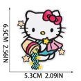 thumbnail image 1 of Cartoon Cute KT Cat Hello Kitty Applique For DIY Sew on Child Clothes jacket Hat Ironing Patches Jeans Embroidered Sticker FGS, 1 of 7