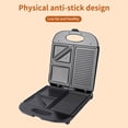 thumbnail image 2 of Graflsoa 1400W 3-in-1 Breakfast Maker with Waffle & Egg Cooking, US/EU Plug, Compact Design, 240-260℃ Temperature Control, 2 of 7