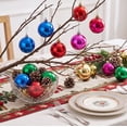thumbnail image 6 of LKXOTTK Christmas Ball Ornaments 24 Pack, 2.4 inch Shatterproof Plastic Hanging Baubles 6 Colors for Tree Holiday Party, 6 of 6