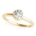 thumbnail image 5 of 1.00 Ct Brilliant Cut Round Natural Moissanite Diamond Engagement Rings for Women Fine 14K Yellow Gold, 5 of 6