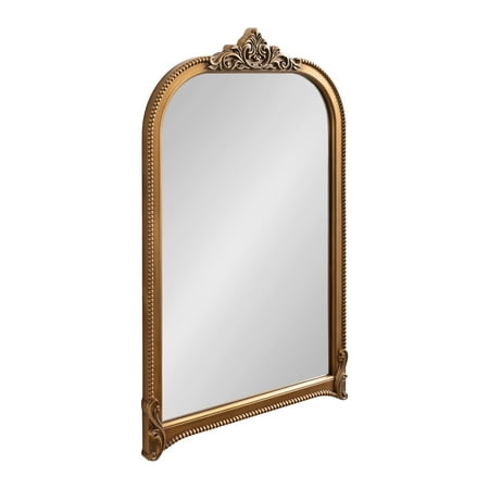 UPC 032231708431 product image for Kate and Laurel Hubanks Vintage Decorative Tall Arched Mirror  24 x 38  Gold  La | upcitemdb.com