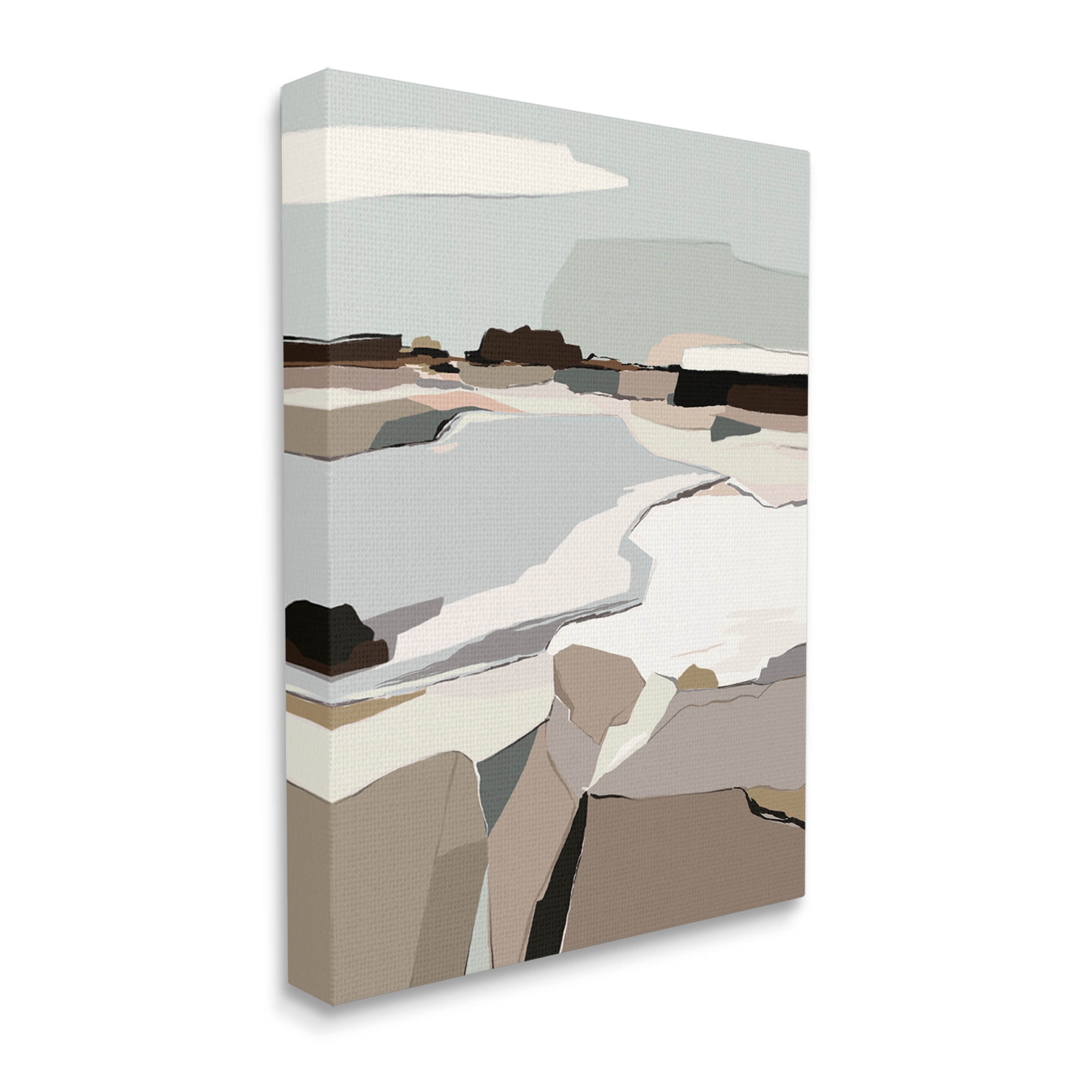 Stupell Industries Abstract Glattalp Reservoir Landscape Graphic Art Gallery Wrapped Canvas Print Wall Art, Design by Nikita Jariwala