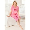 thumbnail image 4 of Dreams & Co. Plus Size 2-Piece Capri PJ Set, 4 of 6