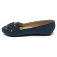 thumbnail image 4 of Victoria K Women's Gold Studs With Braid Ballerina Flats, 4 of 5