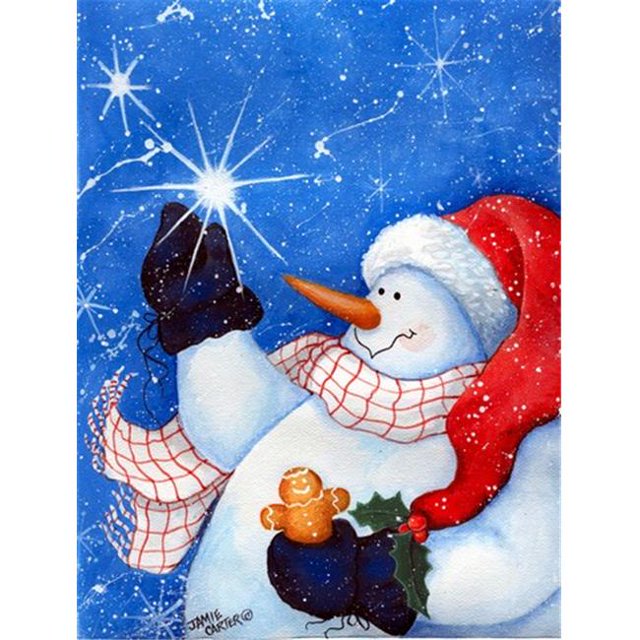 Celles-ci pour Votre Taille de Jardin Drapeau Bonhomme de Neige