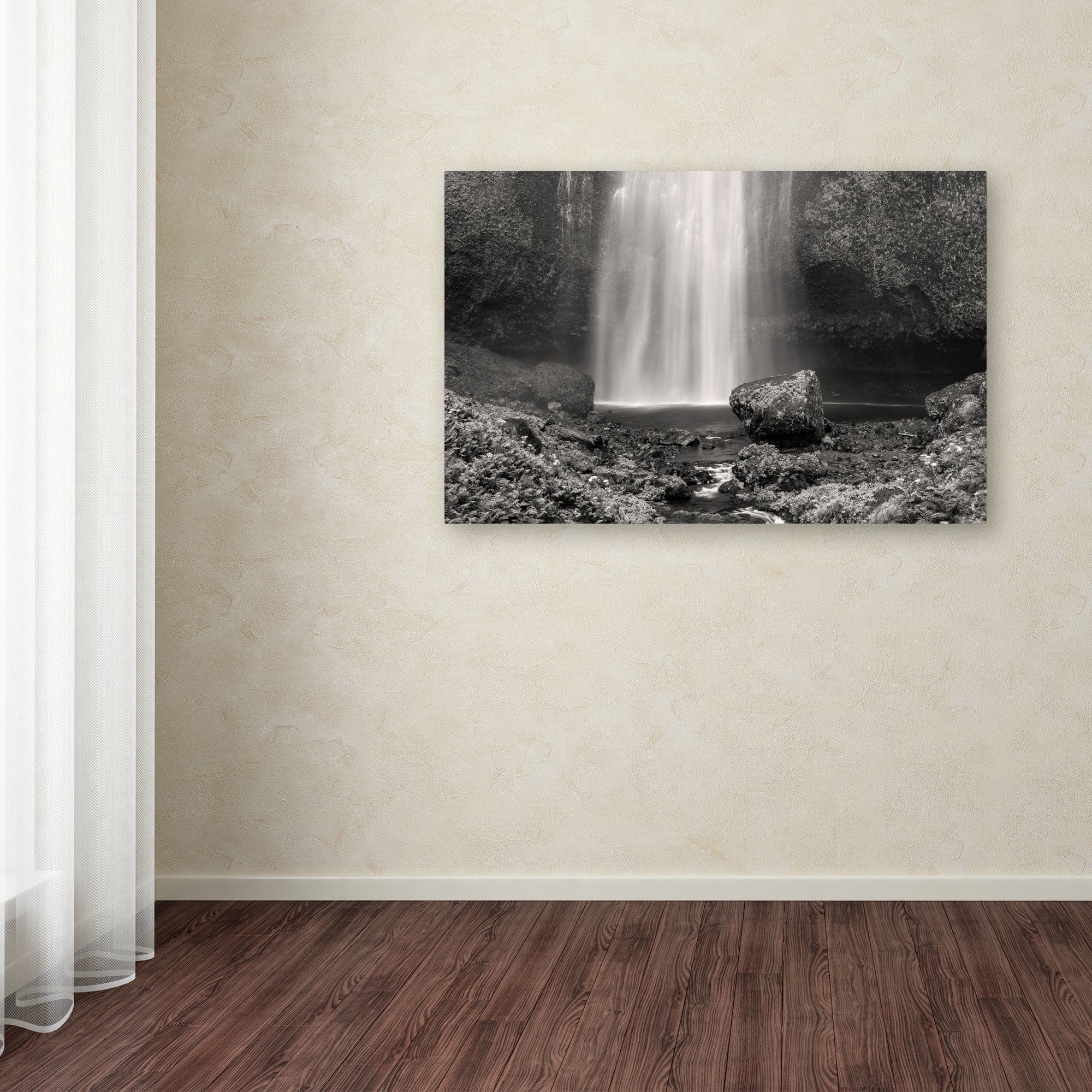Trademark Fine Art "Multnomah BW" Canvas Art by Pierre Leclerc