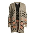 thumbnail image 6 of No Boundaries Juniors' Print Cardigan, 6 of 6