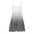 thumbnail image 6 of Efsteb Summer Dress for Girls Casual Ssleeveless Boho Strap Sling Dress Loose Comfy Tiered Cami Beach Dresses (Gray,9 Years), 6 of 7