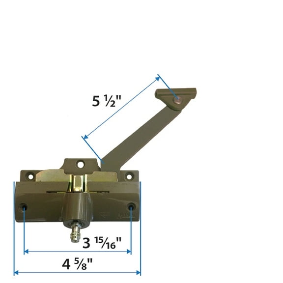 Andersen Straight Arm Operator Right Hand with 5-1/2" Arm Length in Stone Color 1974-1995