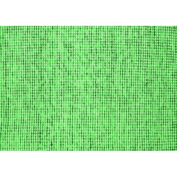 Ahgly Company Indoor Rectangle Abstract Green Contemporary Area Rugs, 2' x 5'