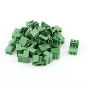 Unique Bargains 20 Pair 3 Pins 5.08mm Pitch Male Female PCB Screw Terminal Block Connectors