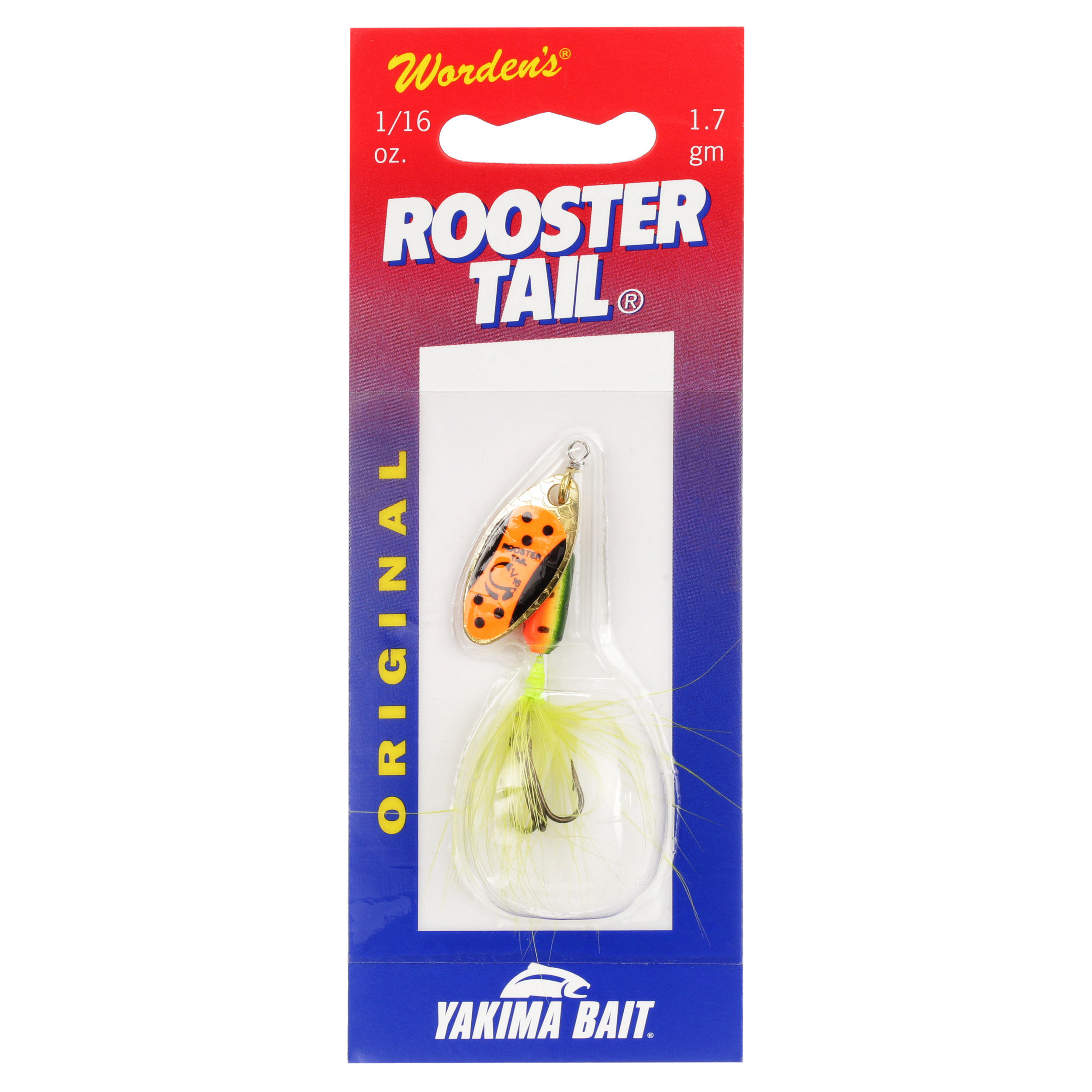 Worden'sÂ® Original Orange Tuxedo Blade 1/16 oz. Rooster TailÂ® Fishing Lure