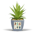 thumbnail image 1 of Traditional Japanese Local Girl Fake Pineapple Flower Pot Vase Mini Decor, 1 of 3