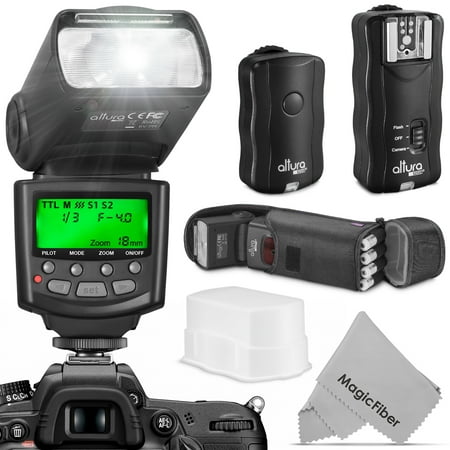 Altura Photo Professional Flash Kit for Canon DSLR with E-TTL Flash AP-C1001, Wireless Flash Trigger Set and (Best Wireless Flash Trigger)