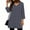 Black, variant on Women's 3/4 Sleeve Tunic Tops V Neck Polka Dot Loose Fit, Summer Fashion Pullover Shirts with Side Split to Wear with Leggings Stretch Longline Blouse Flowy Work Top