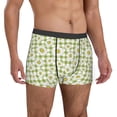 thumbnail image 4 of Salouo Daisies Flowers Print Men's Boxer Briefs,Breathable Underwear Elastic Waistband Briefs for Men -XX-Large, 4 of 8